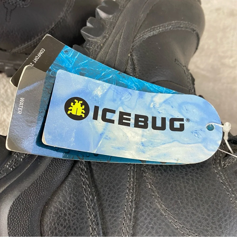 Icebug‎ Sorix2 Boots Womens Size 5.5 Black Winter Waterproof Bugrip Snow NEW